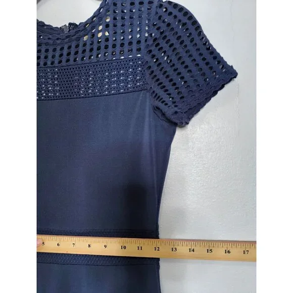 Michael Kors Sheat Women Dress SIze XS Navy Blue - Picture 5 of 12